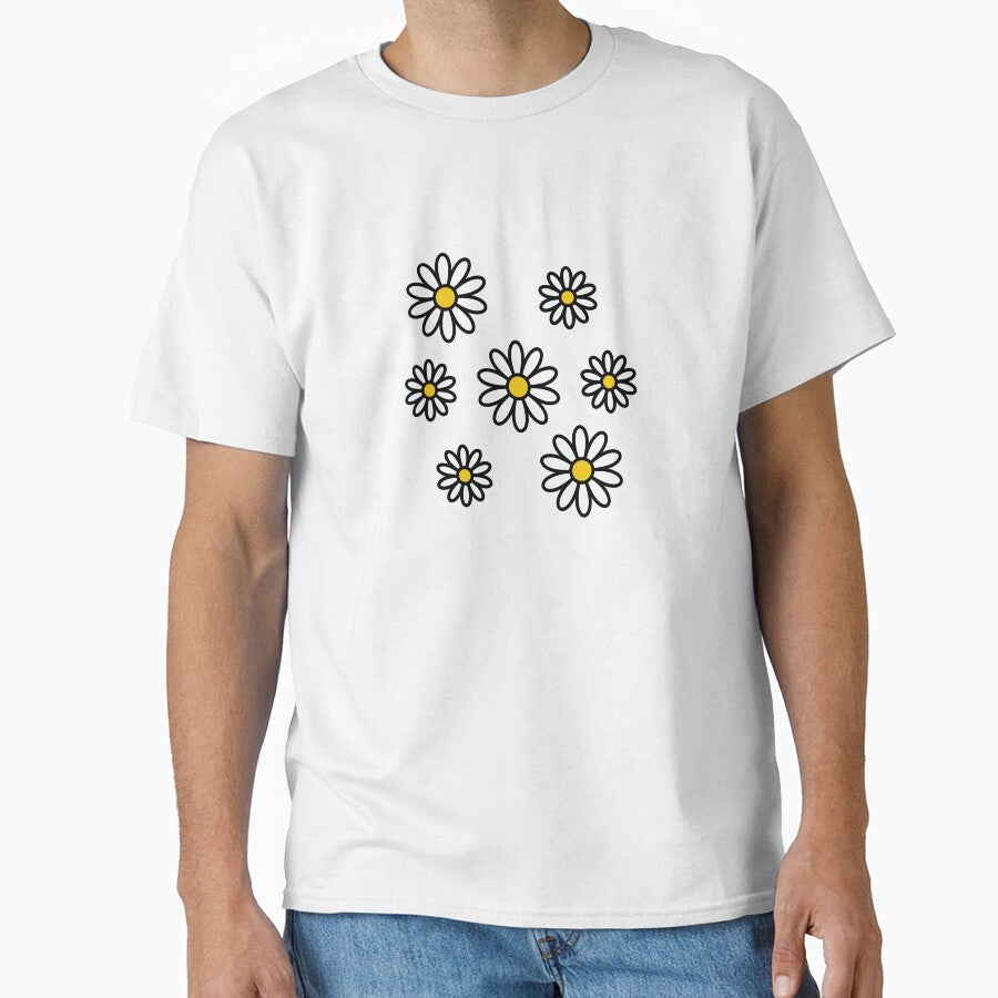 Cute Daisy Flowers by Ceylonex Arts