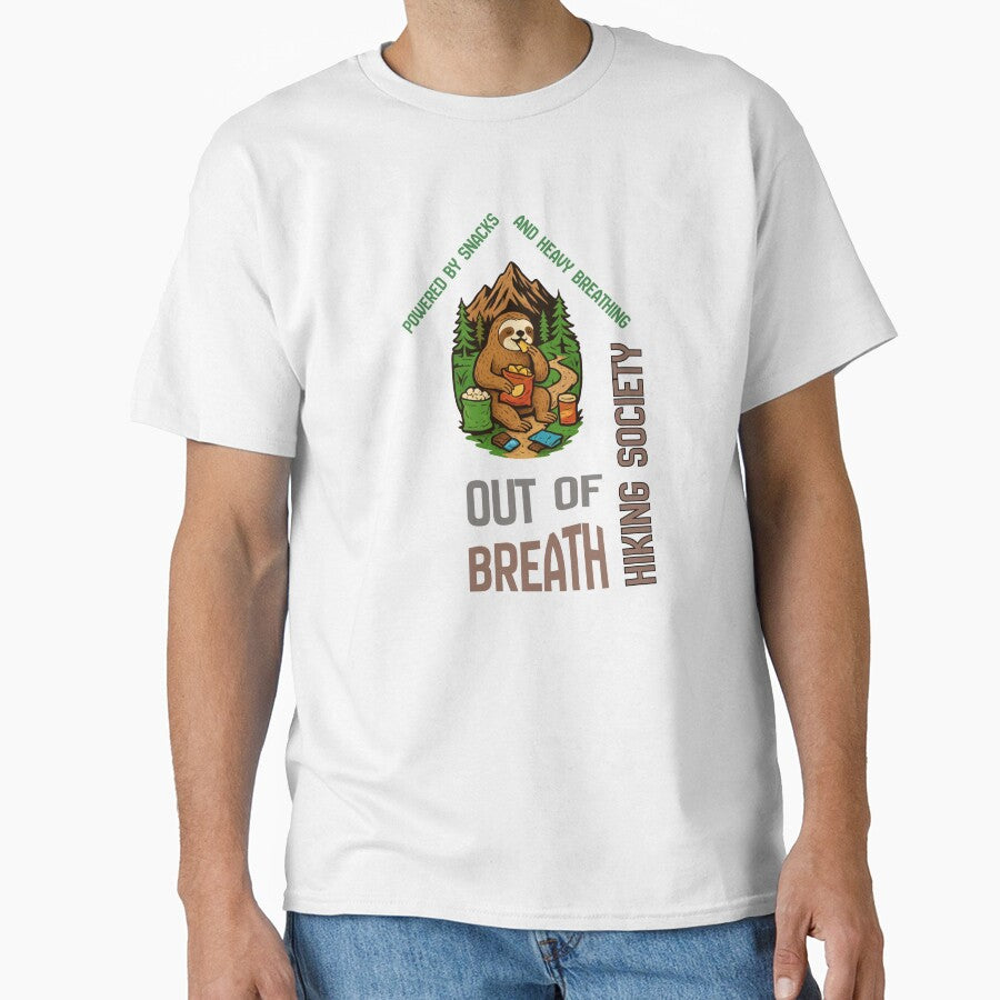 Out of Breath Hiking Society - Powered by Snacks and Heavy Breathing by Dadhasfun