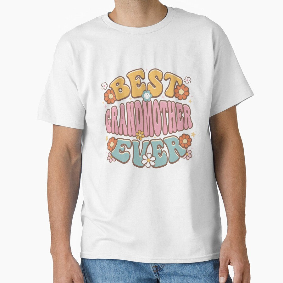 Best Grandmother Ever Groovy Retro by jmbeezee