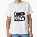 Social Battery Critical – Introvert Energy Shirt by DesignTeamHub