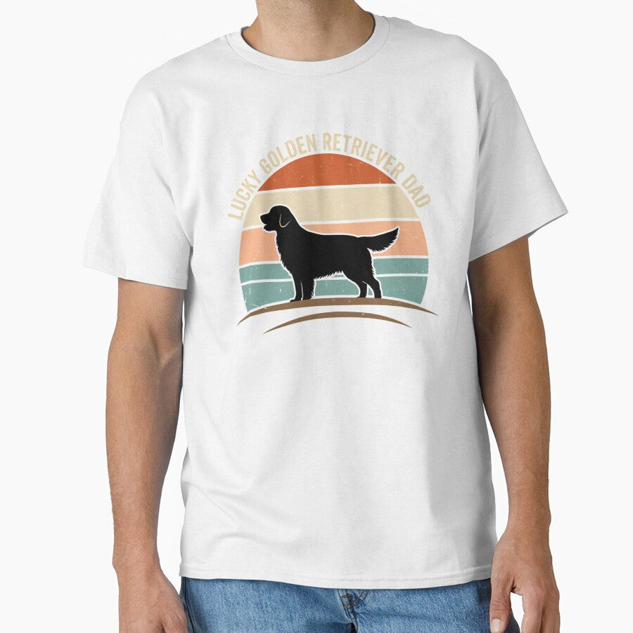 Vintage Lucky Golden Retriever Dad by chattsuede