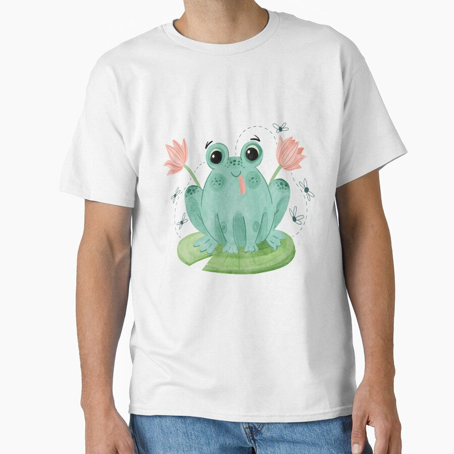 funny & Cute Cottagecore Aesthetic Frog by FreeMood