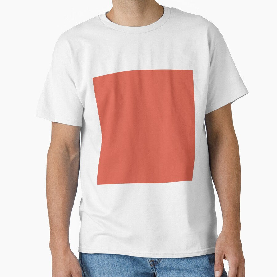 Plain Solid Color Sunset Red Orange Vivid Orange Coral Red (C10 M80 Y80) by mimihuang creations