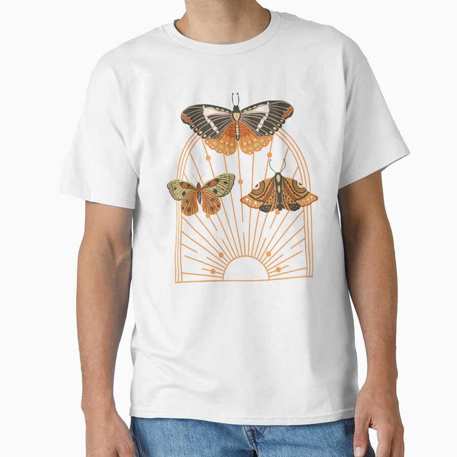Boho Cottagecore Moths by doghouseindy