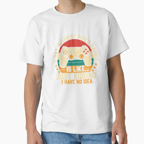 A Day Without Video Games Funny Gaming Gifts Men Boys Teens by taaddison50