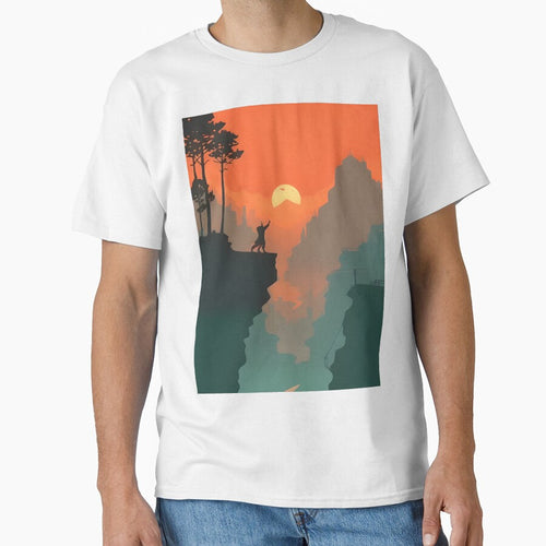 Add a Touch of Nature to Your Home with Our Wide Range of Beautiful Minimalist Landscape Mountain Trees Print by supeart