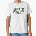 Funny Avocado Vegan Avocado-holic Gift for Vegetarians by Capybara Clothing
