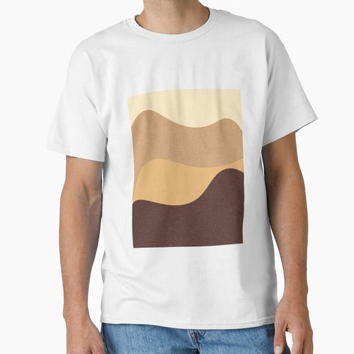 Abstract modern art in beige by birasart