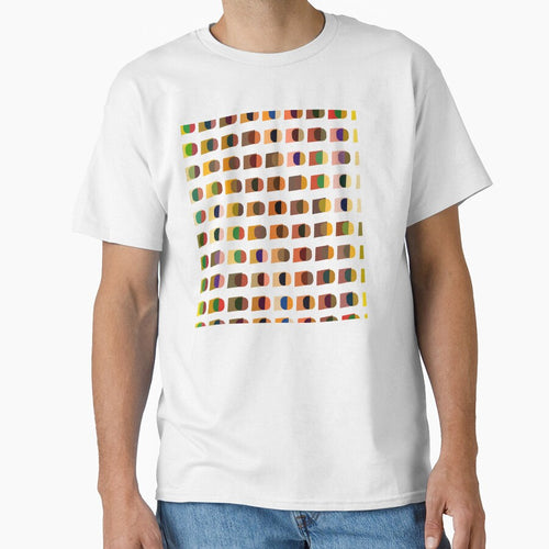 Abstract pattern overlapping colorful circles and stripes by adbrotherstudio