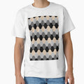 Brown Black and Gray Retro Wavy Stripe Pattern Pairs DE 2022 Trending Color Cliff's View DEC720 by ColorOfTheYears