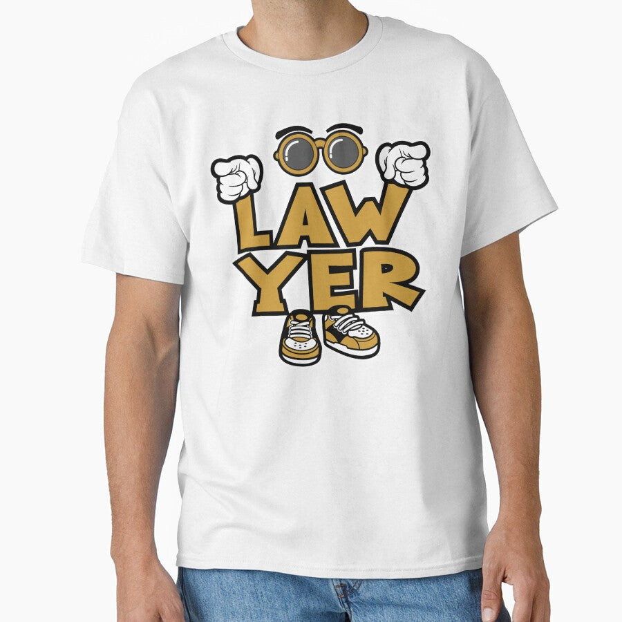 Lawyer - WORK Words Character Bold Retro by NFTWords