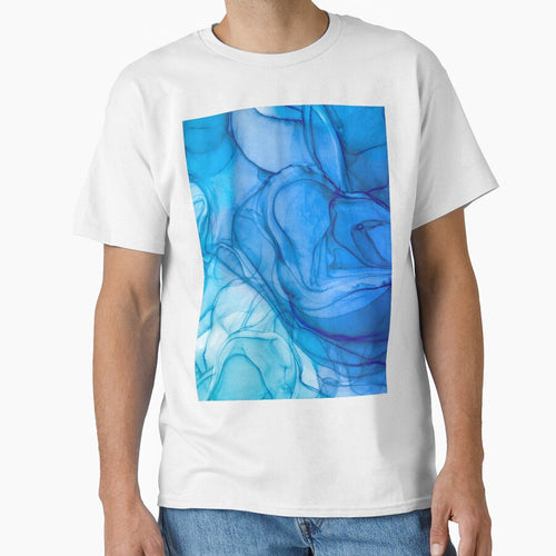 Abstract liquid art alcohol ink, liquid marble art design, abstract marble art, liquid art, aqua blue watercolor by ZeinabTaha