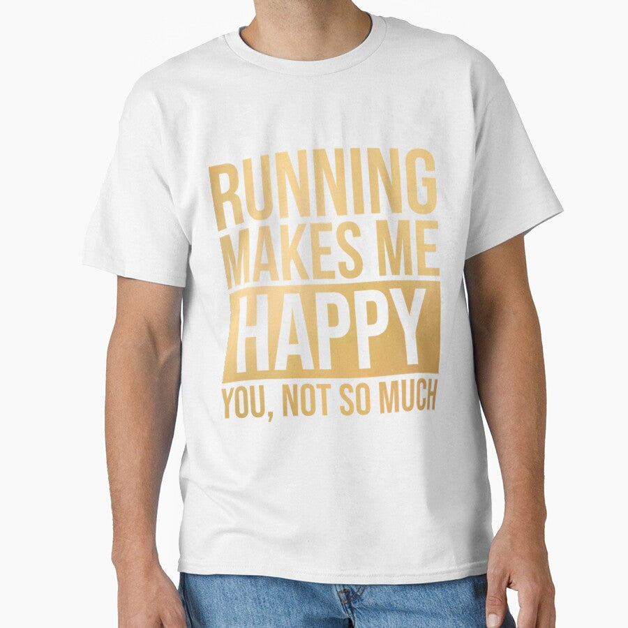 Running Makes Me Happy in Gol| Perfect Gift by sherricam
