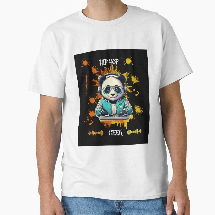 Hip Hop Geek, Rap, DJ, Panda by bluesquidink