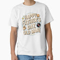 Retro Neon Father's Day Typography: Happy Father's Day, Old Man! by HahaHandlesHub