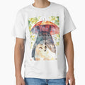 Totoro with umbrella by whatthefoxsays