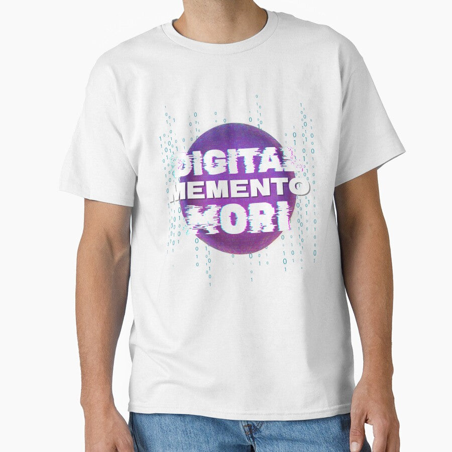 Digital Memento Mori - Glitch Art Tech Graphic by JB-designstudio