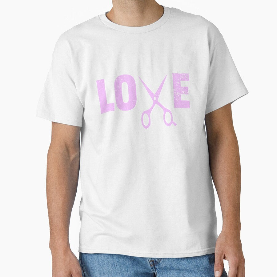 Love with scissors - hairdresser hairdresser by m-huppmann