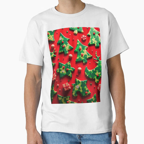 Abstract Christmas Camouflage Pattern Design by TheArtOfPat