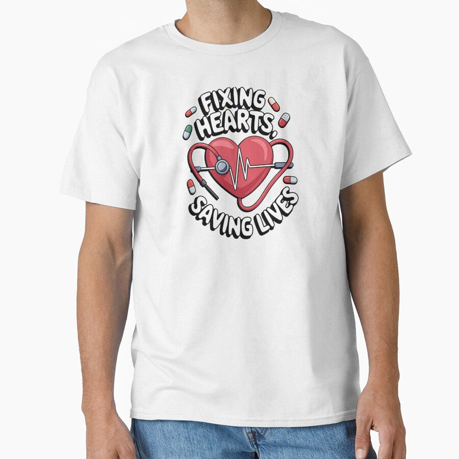 Fixing Hearts, Saving Lives - Valentine's Day Gift for Doctors by VioladesignByRW