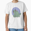 curious frog (blue) by sanfrankiecisco