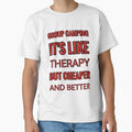 Group Camping It'S Like Therapy But Cheaper And Better Red Rhinestone by TheIconSmith
