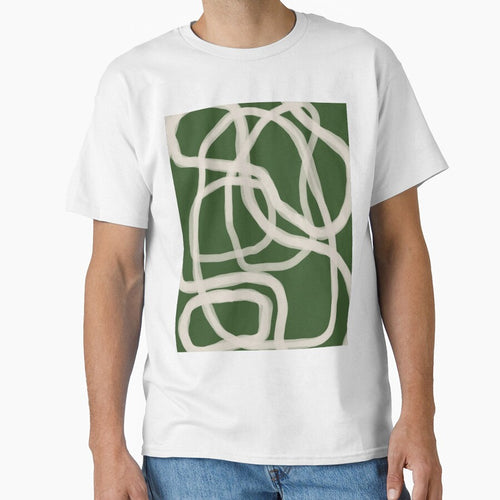 Abstract Line Composition in Green ii by cadinera