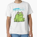 Social Battery 2% Frog Shirt – Funny Introvert Frog Meme Graphic T-shirt by ZyxDes