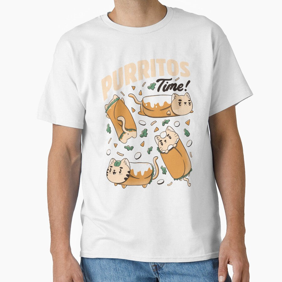Purritos Time Burrito Cat Funny Mexican Food by Tobe Fonseca by Tobe Fonseca®