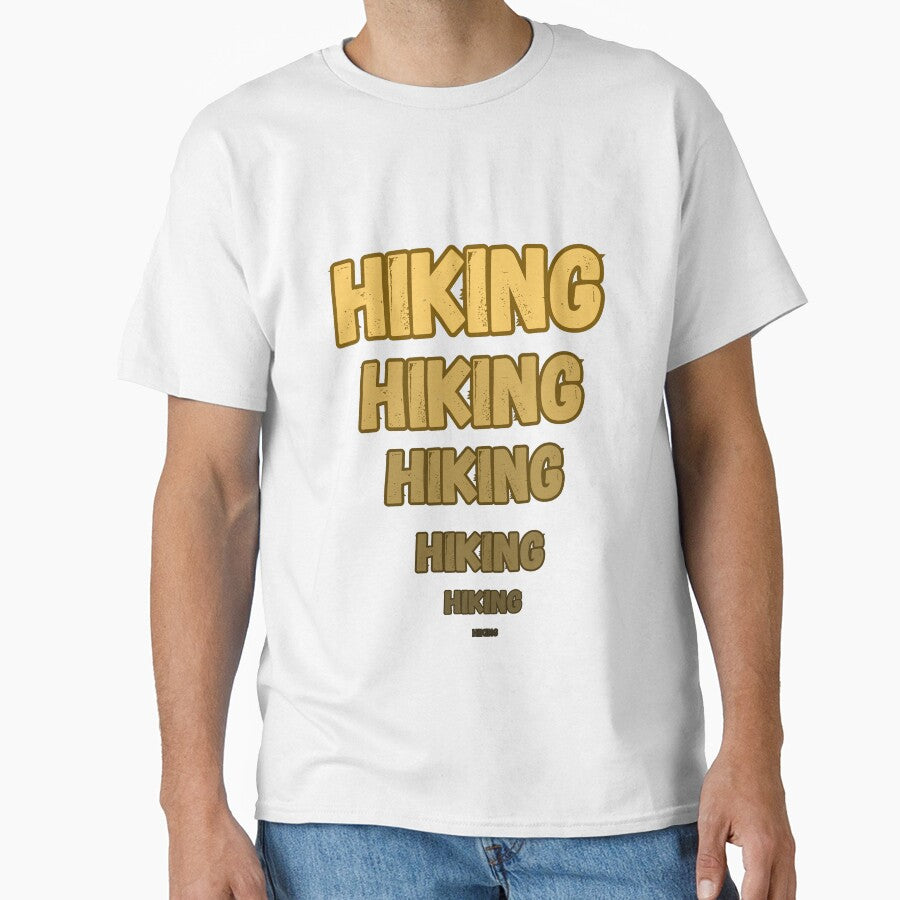 Hiking Funny T-Shirt for hiking boys and girls by Gracjan Mikitin