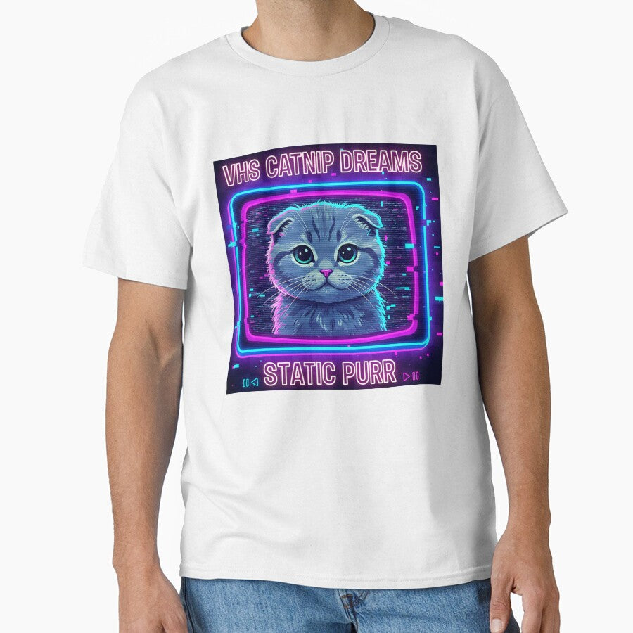 Scottish Fold in VHS Glitch by Dogandesighn