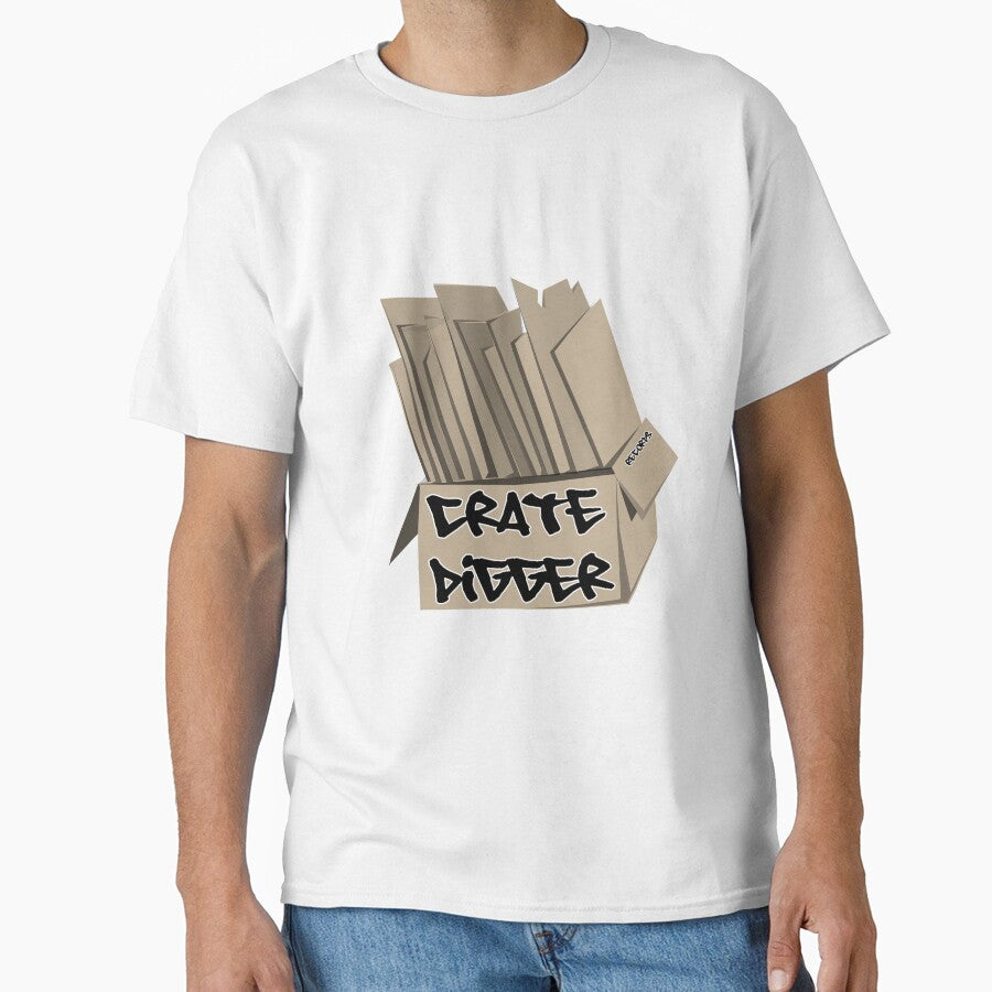 Crate Digger Dj Design Records Hip Hop Vinyl by onjcdesign