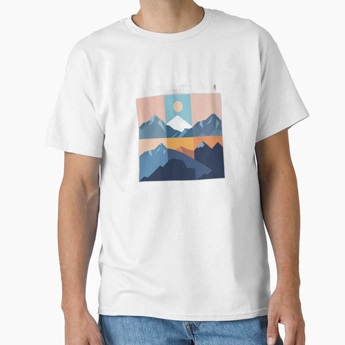 Abstract Mountain Landscape Geometric by Y-Muqsit
