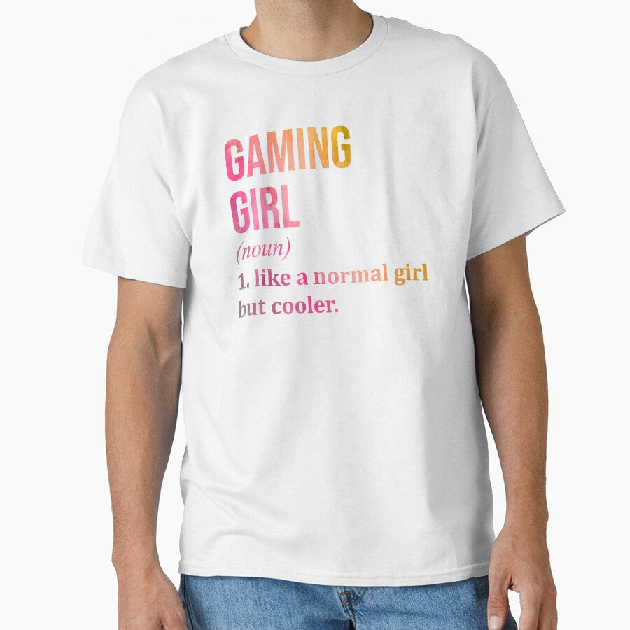 Gaming Girl Definition in Watercolor by XCIV