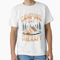 Camping Is My Therapy Fun Outdoor Campfire Family Vacation by pfanodlnazb
