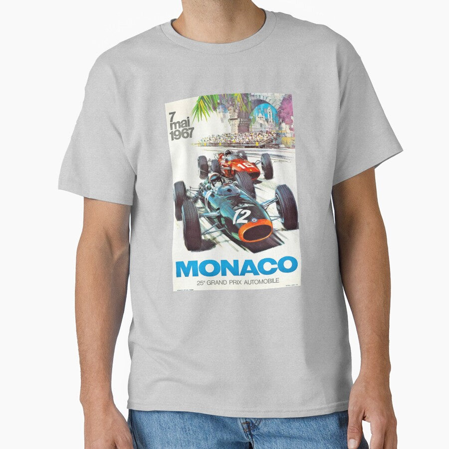 1967 Monaco Grand Prix Racing Poster by retrographics