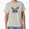 Buck Fever Vintage Deer Hunting Antlers Design by EastEndTownie