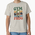 Gym Frog Vintage Retro Deadlift Weightlifting Funny by andromeda-redd