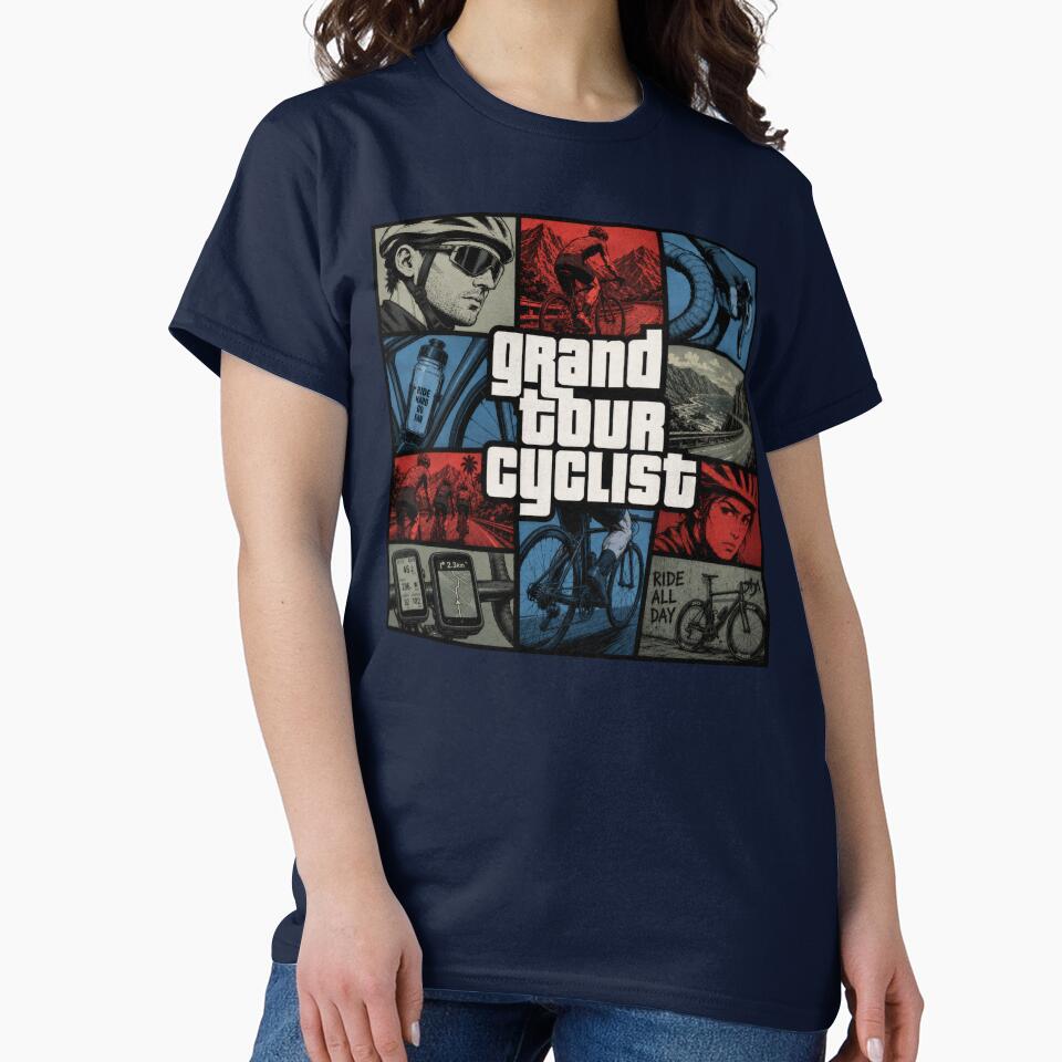 Grand Tour Cyclist Gift for MTB, Gravel and Road Cycling by morkmorksort