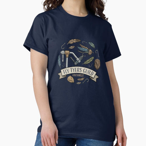 "Fly Tyers Guild (southwest)" vector fly fishing illustration. by Art-Horizon