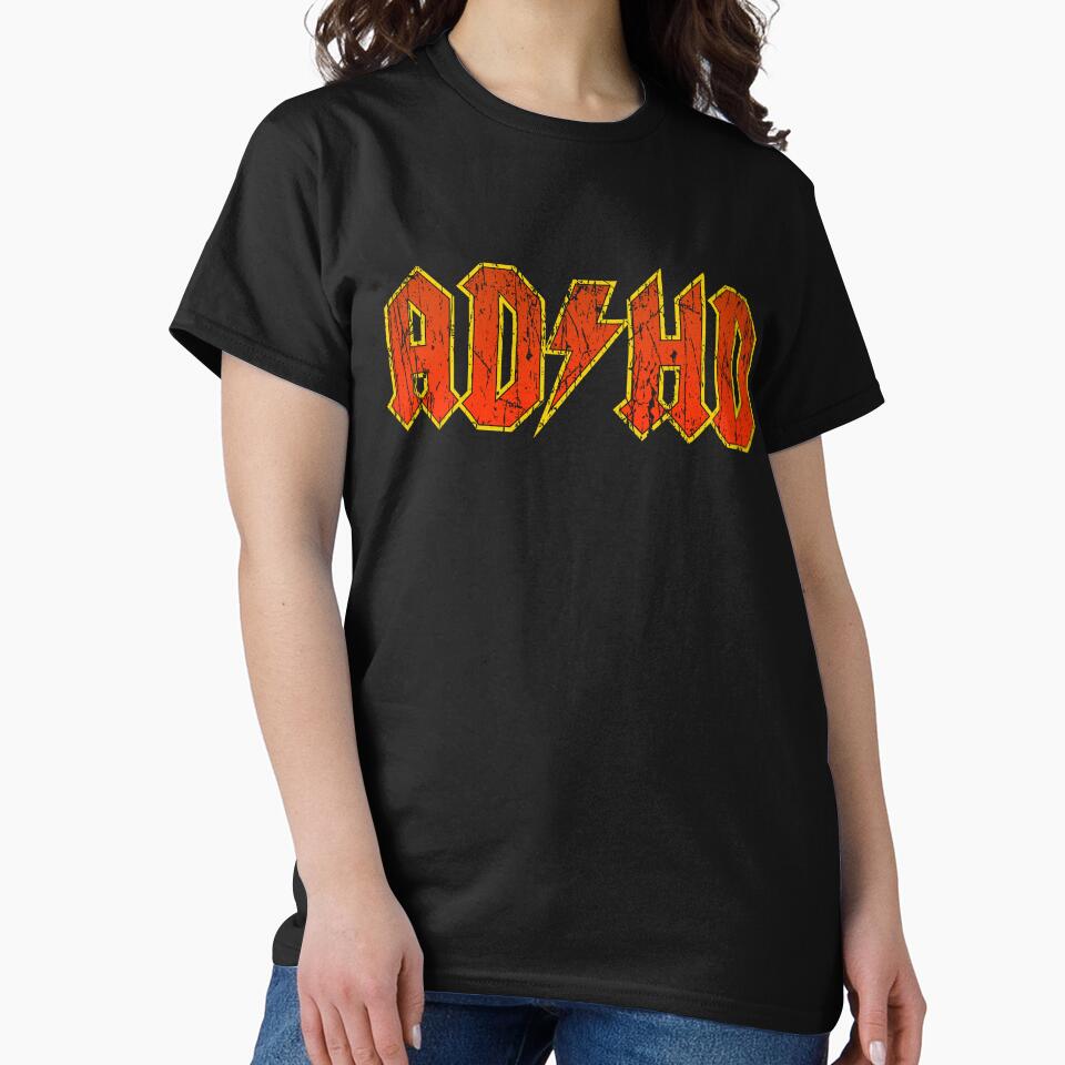 ADHD vintage distressed logo by AlexQuantum