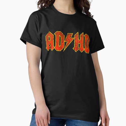 ADHD vintage distressed logo by AlexQuantum