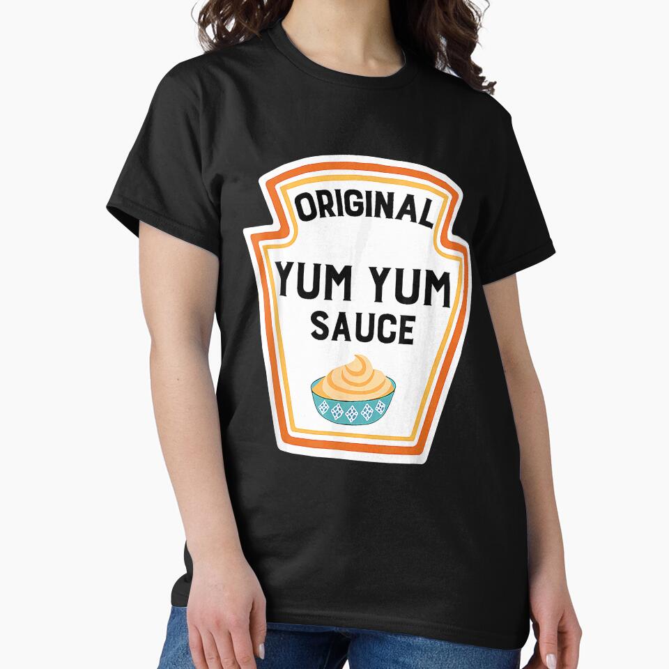 Yum Yum Sauce T-Shirt, Group Condiments Shirts, Matching Condiment Halloween Costume Party Shirt, Softball Tournament Tshirt by honeygarry
