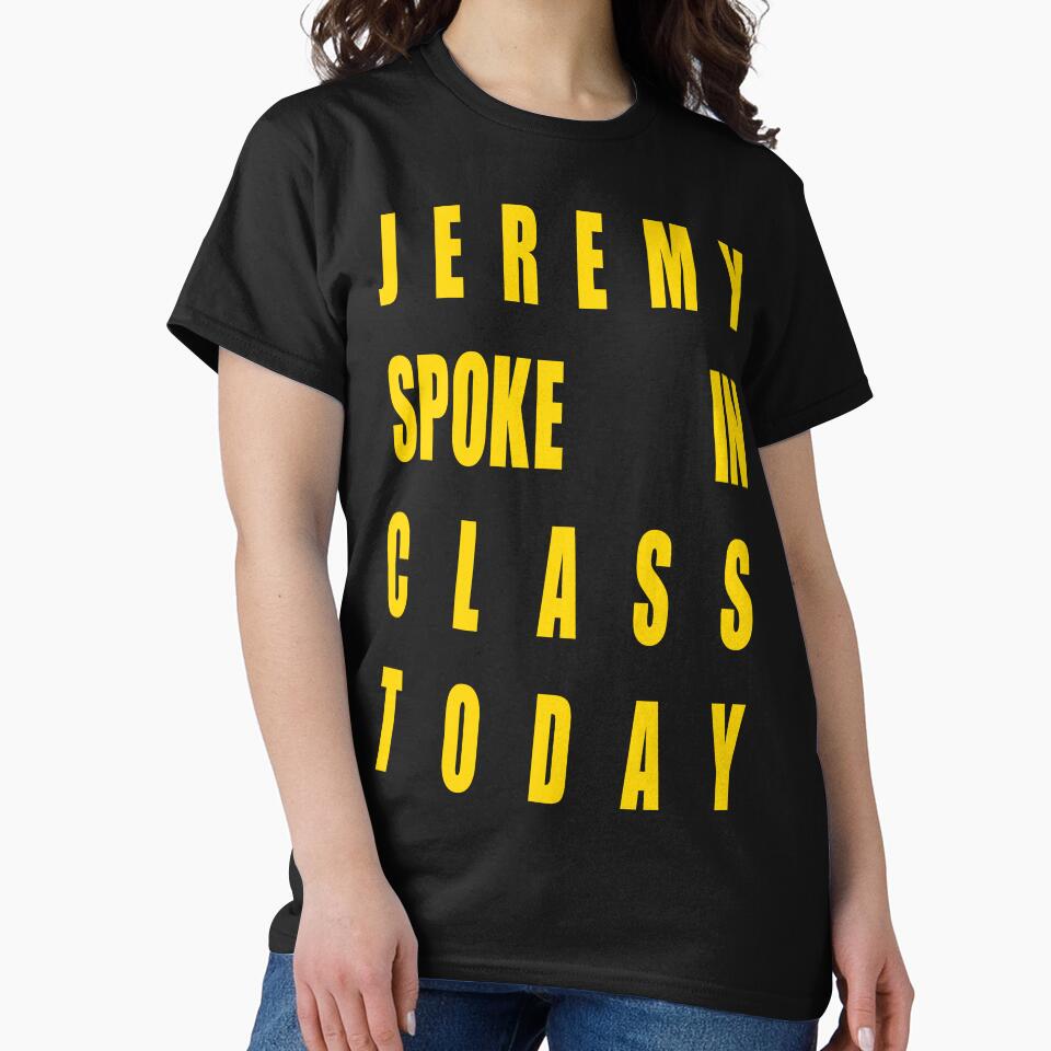 Jeremy Spoke In Class Today by AspectsOfDreams