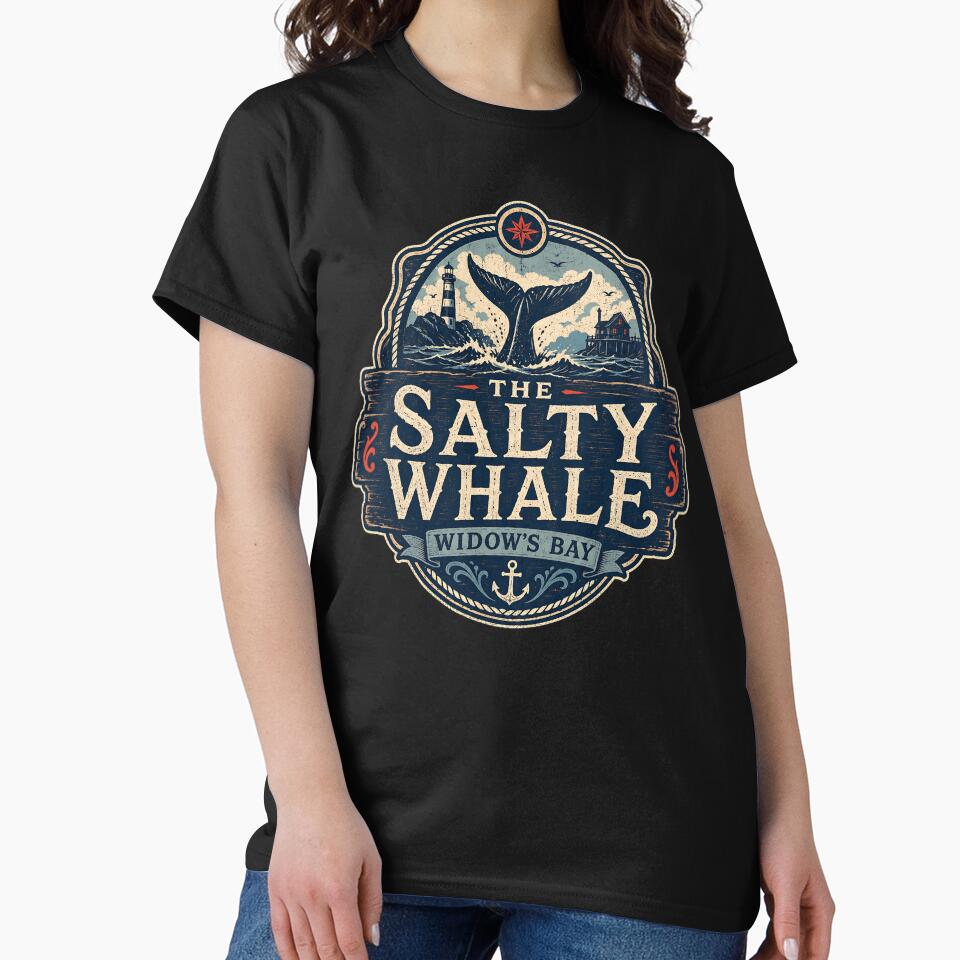 Widow's Bay Horror Aesthetic Retro Travel Art by trailblazer-tee