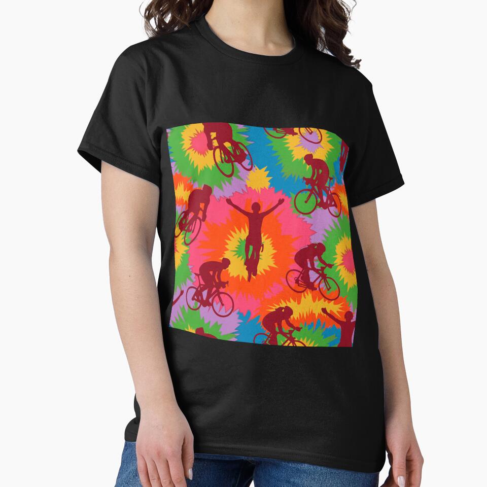 Cycling Colorful Pattern by MobertsonArt