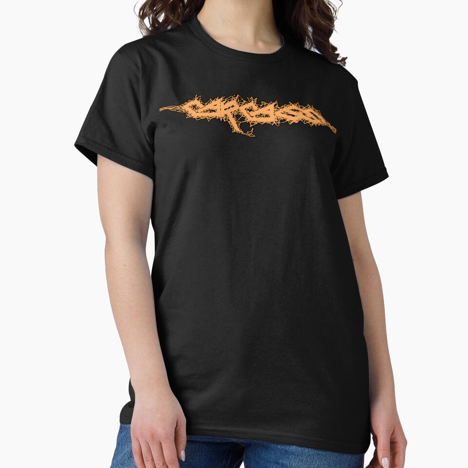 Carcass Orange Abstract Grunge by Chnane