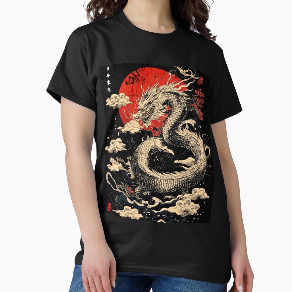 Japanese Aesthetic Dragon Tokyo Japan by HIDEOUTTOKYO