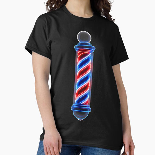 3D Realistic Neon Barber Pole Cyberpunk Glow Design by Barber MD Culture