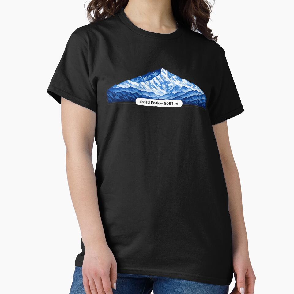 Broad Peak  8051 m – Minimalist Himalayan Mountain by GabeMountainArt